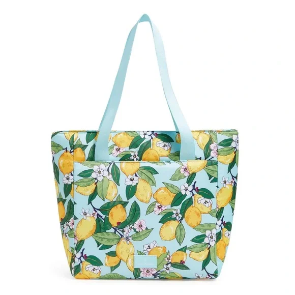 Vera Bradley Lighten Up Large Cooler Bag Lemon Grove - Picture 4 of 9